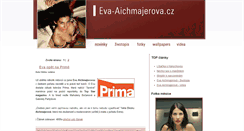 Desktop Screenshot of eva-aichmajerova.cz