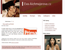 Tablet Screenshot of eva-aichmajerova.cz